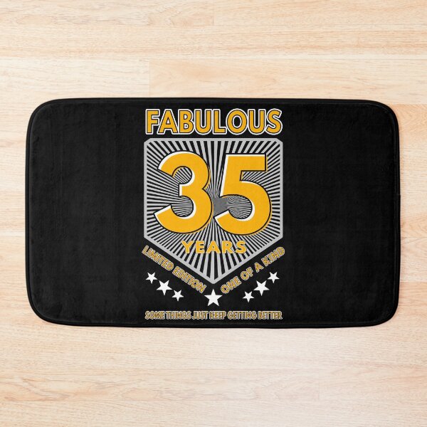 Item preview, 35 And Fabulous Birthday designed and sold by MoonsmileProd.