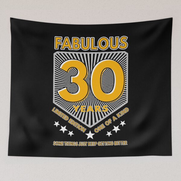Item preview, 30 And Fabulous Birthday designed and sold by MoonsmileProd.