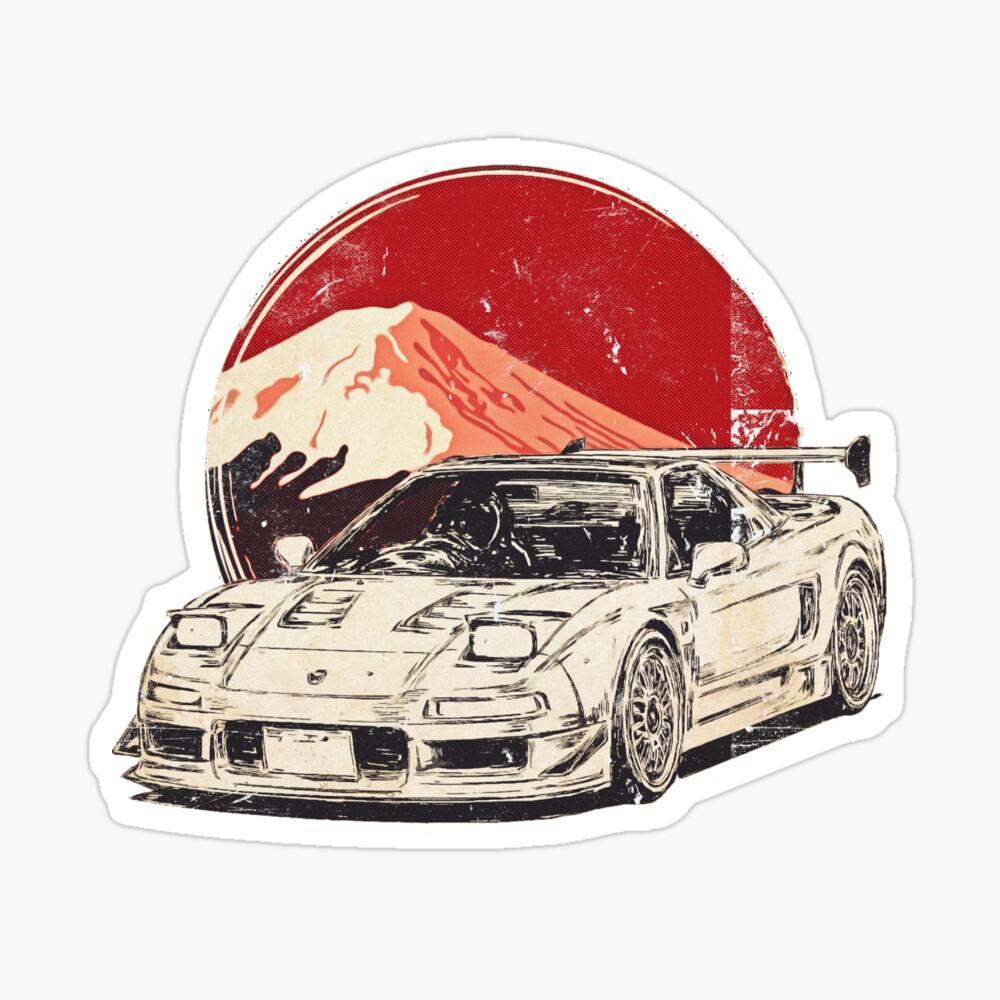 Initial D Go Hojo Nsx Poster By Zewiss Redbubble