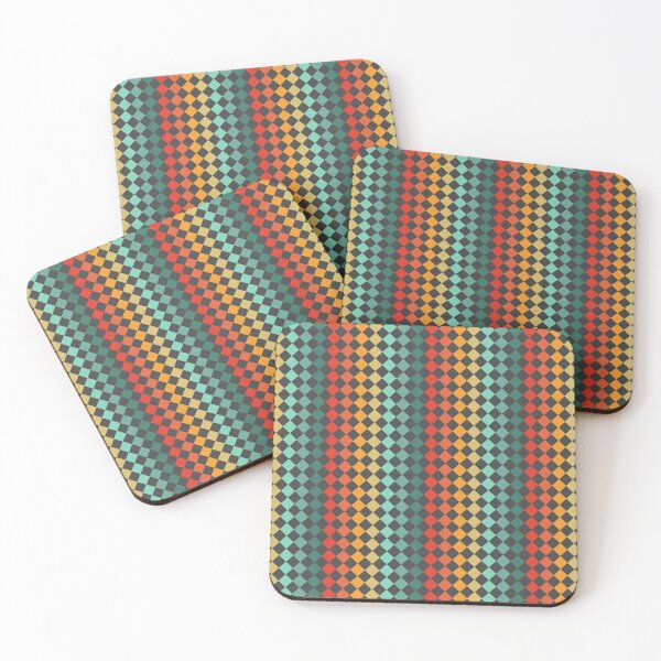 Item preview, CHECKERED PATTERN - VINTAGE SUNSET COLORS designed and sold by Cr1sV.