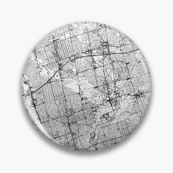 Item preview, Toronto White Map designed and sold by multiplicitymap.