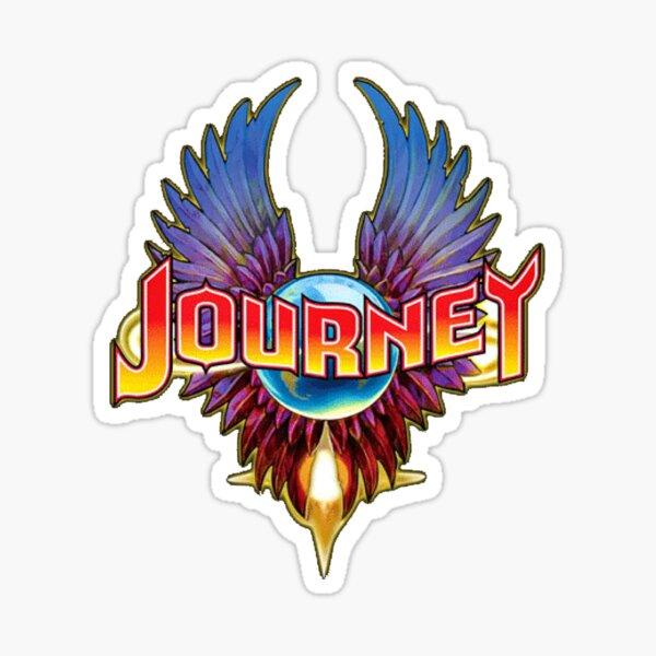 journey band rock logos albums Sticker