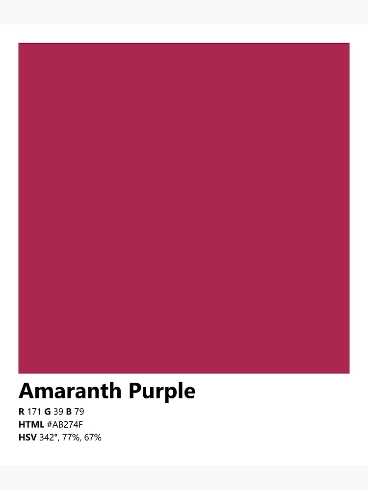AMARANTH Paint - 16 Swatch