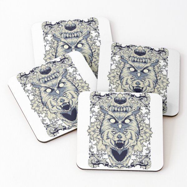 Item preview, owl and wolf shirt designed and sold by LIQA.