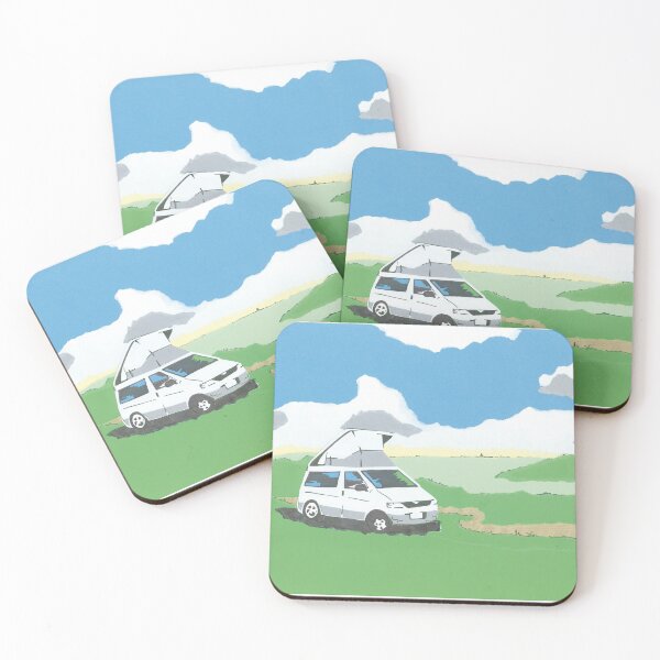 Item preview, Mazda Bongo Friendee Camper van Collage picture designed and sold by INKIEFINGERS.