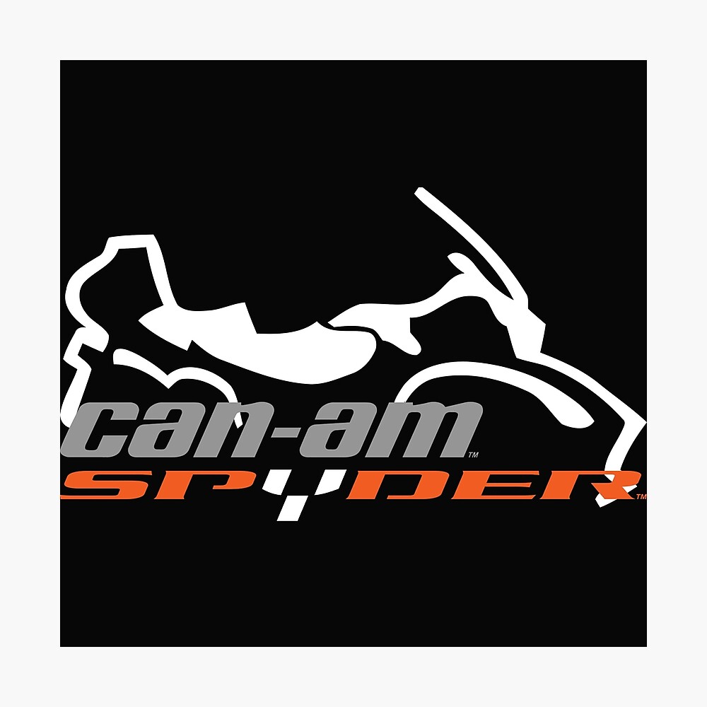 CAN AM SPYDER SILHOUETTE LOGO Poster for Sale by allnewproducts | Redbubble