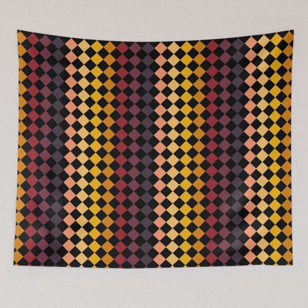 Item preview, CHECKERED PATTERN - VINTAGE SUNSET COLORS designed and sold by Cr1sV.