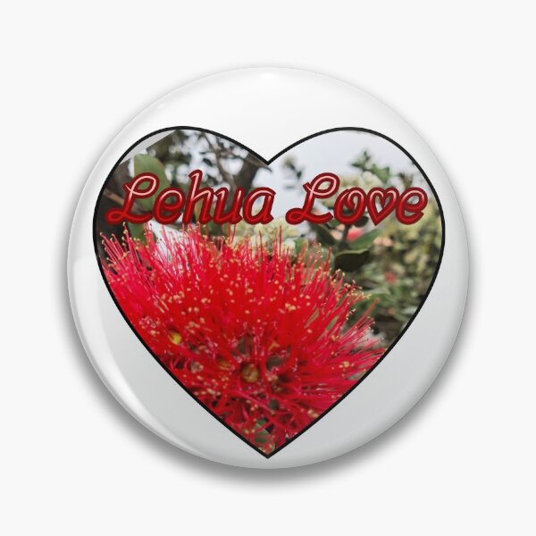 Aperçu de l'œuvre Lehua Love Rouge créée et vendue par ShareAloha.