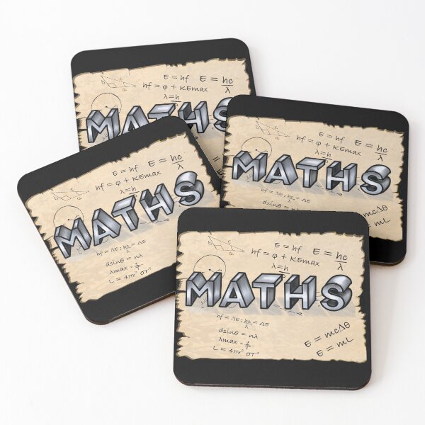Item preview, Maths formulae with the word maths in 3don an ancient scroll  designed and sold by Artonmytee.