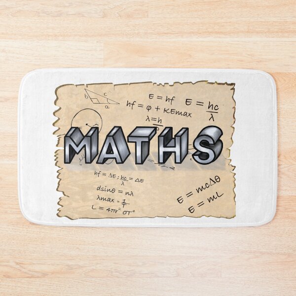 Item preview, Maths formulae with the word maths in 3don an ancient scroll  designed and sold by Artonmytee.
