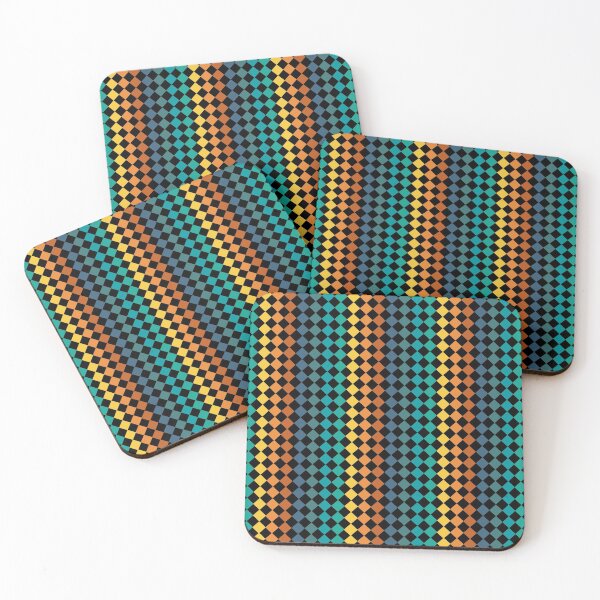 Item preview, CHECKERED PATTERN - VINTAGE SUNSET COLORS designed and sold by Cr1sV.