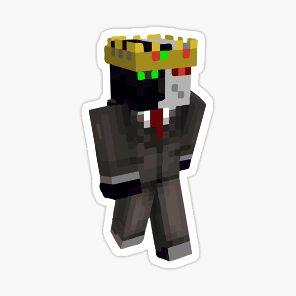 Tubbo Minecraft Skin Sticker for Sale by ChocolateColors