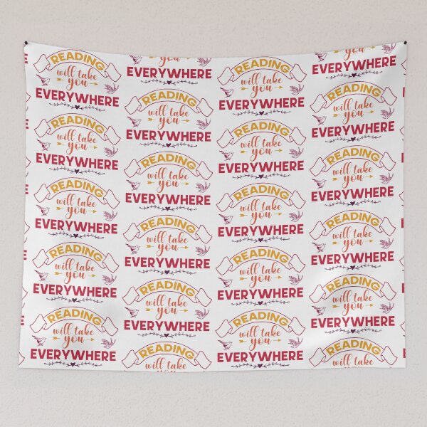 Item preview, Reading Will Take You Everywhere, bright designed and sold by foramelie.