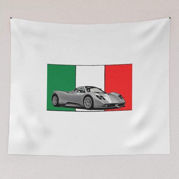Item preview, Pagani Zonda Italian Print designed and sold by Auto-Prints.
