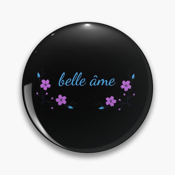Item preview, a beautiful soul - popular french quotes lovers theme gifts (in black) designed and sold by RebelliousRosee.
