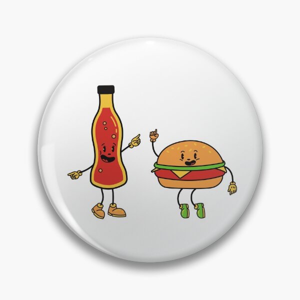 Item preview, Colorful Obamna Soda Hamburger Cute Pretty  designed and sold by cattiktoks1718.