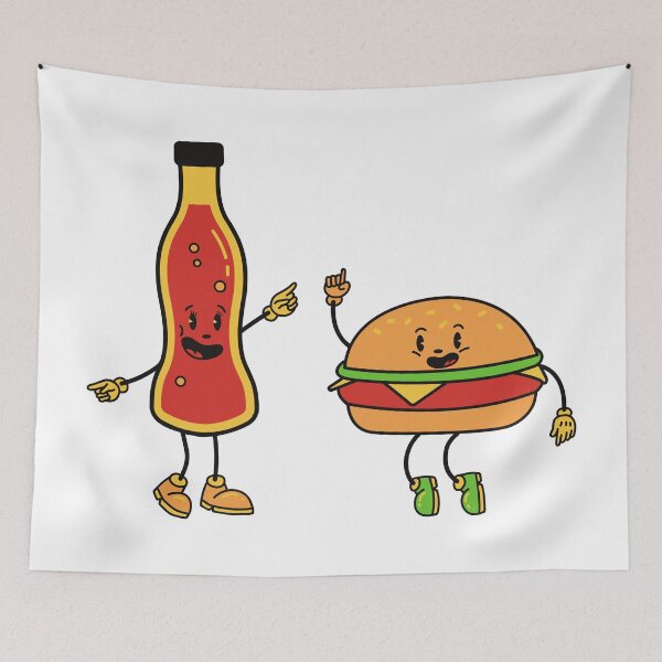 Item preview, Colorful Obamna Soda Hamburger Cute Pretty  designed and sold by cattiktoks1718.