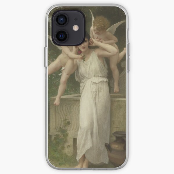 Realism Renaissance Famous Paintings: Youth, 1893, William-Adolphe Bouguereau iPhone Soft Case
