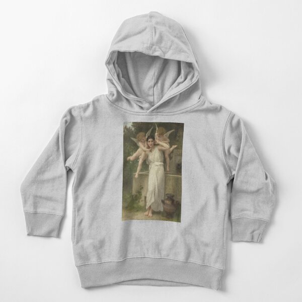 Realism Renaissance Famous Paintings: Youth, 1893, William-Adolphe Bouguereau Toddler Pullover Hoodie