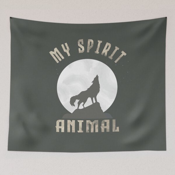 Item preview, My Spirit Animal. Wolf. designed and sold by TonsPOD.