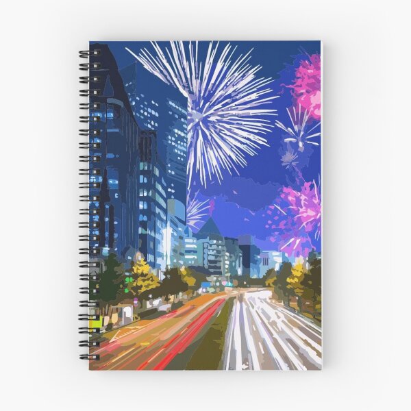 Item preview, Fireworks in town. designed and sold by Karine Dupras.