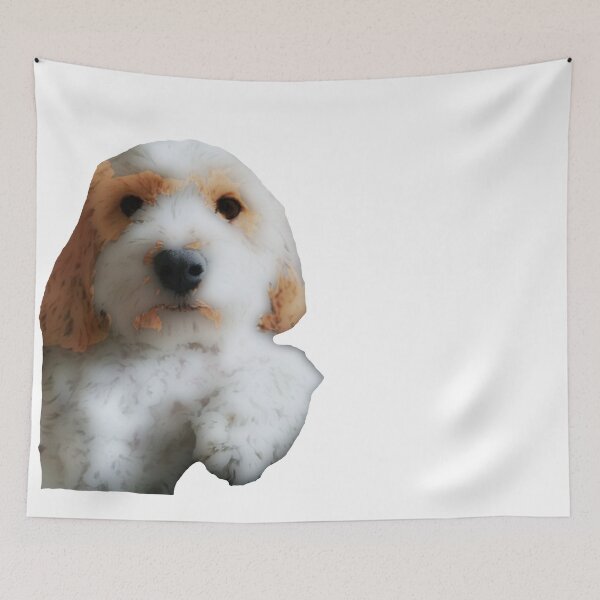 Item preview, Perro blanco crujiente. designed and sold by ProjectArtNow.