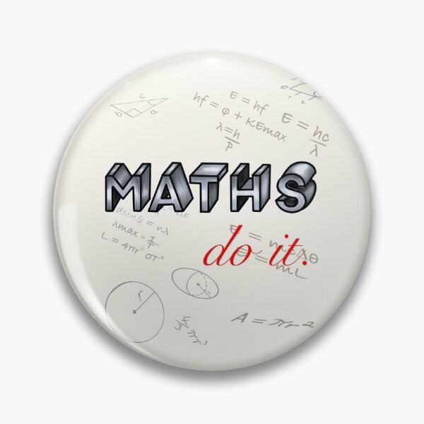 Item preview, Maths  - do the math- the  slogan maths, do it in 3d lettering designed and sold by Artonmytee.
