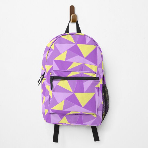Item preview, Purple and yellow triangles abstract design designed and sold by Pasan-hpmm.