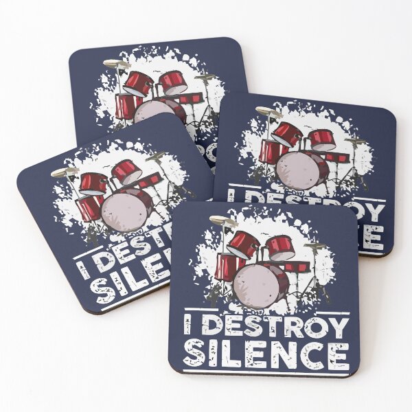 Item preview, I Destroy Silence Drum Art designed and sold by jasonebergstrn.
