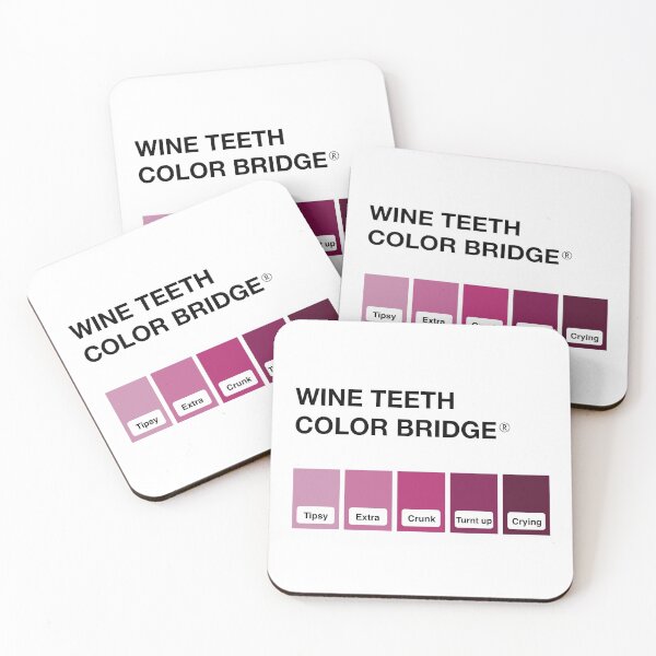 Item preview, Wine Teeth Color Bridge - Red Wine designed and sold by GringoNation.