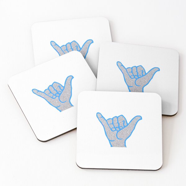 Item preview, Blue glitter shaka designed and sold by Als10806.