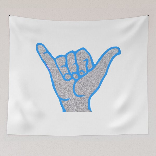Item preview, Blue glitter shaka designed and sold by Als10806.