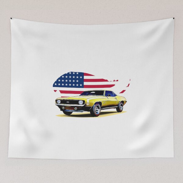 Item preview, Classic Camaro USA Print designed and sold by Auto-Prints.