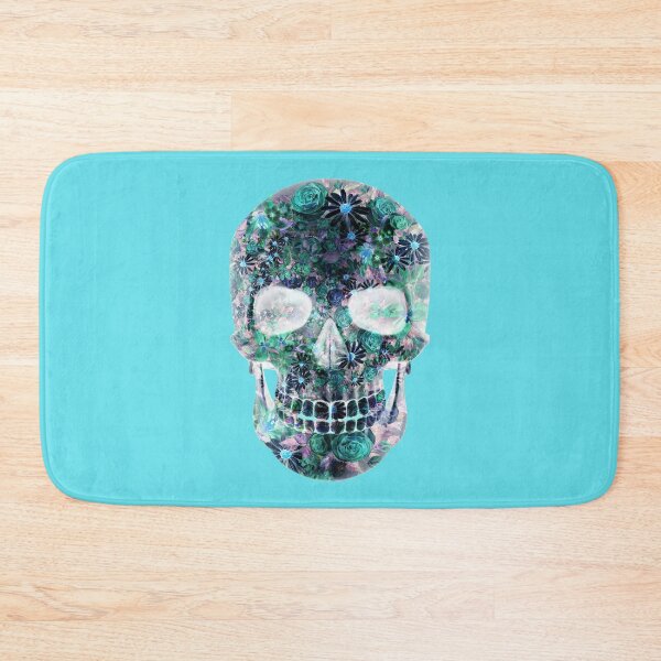 Item preview, Floral Psychedelic Colored Abstract  Skull designed and sold by BritzShop.