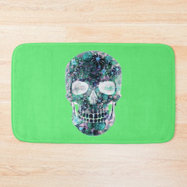 Item preview, Floral Psychedelic Colored Abstract  Skull designed and sold by BritzShop.