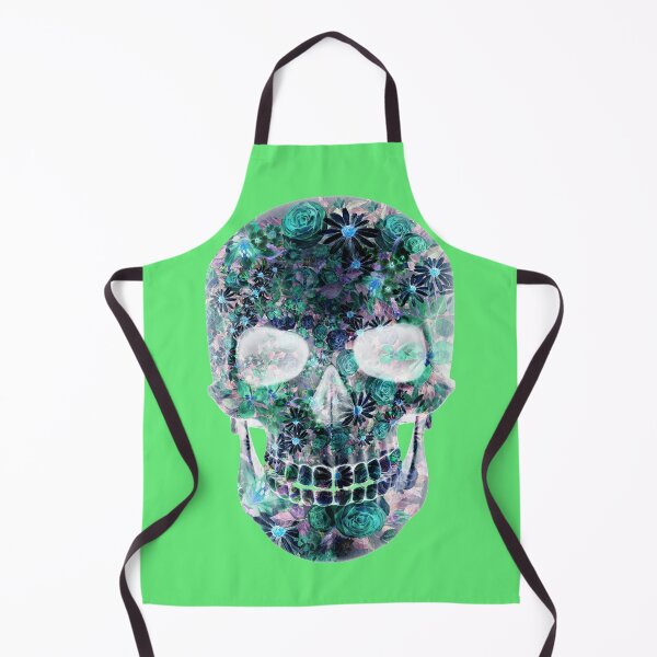 Item preview, Floral Psychedelic Colored Abstract  Skull designed and sold by BritzShop.
