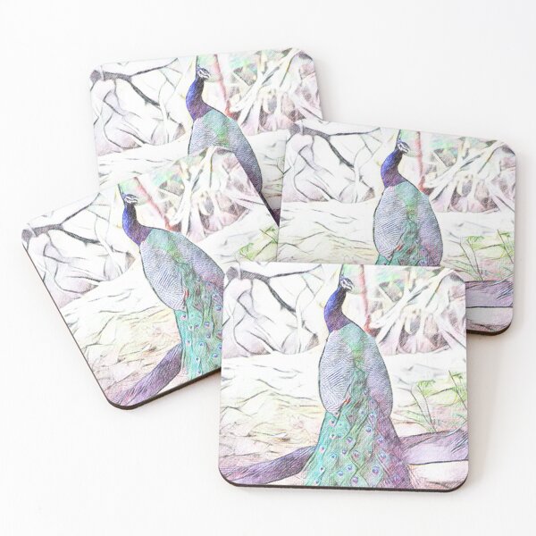 Item preview, Peacock Pencil Art designed and sold by ModernOUTFITS.