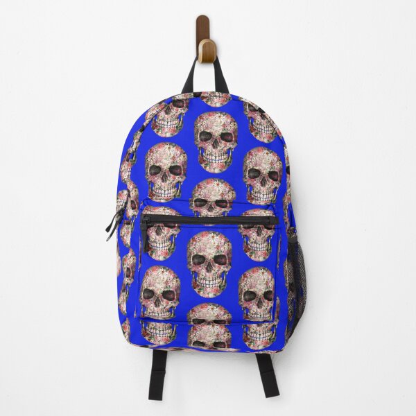 Item preview, Floral Psychedelic Colored Abstract  Skull designed and sold by BritzShop.