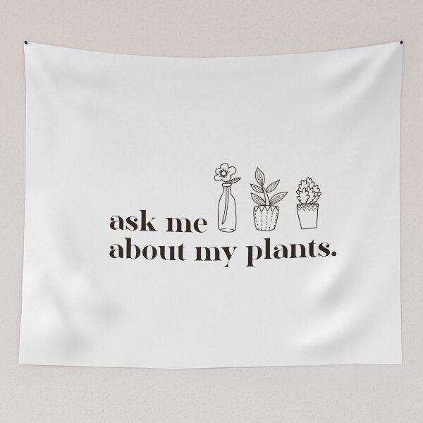 Item preview, Ask Me About My Plants , Plant Lady, Plant Mom Gift, Funny Graphic T-Shirts, Plant Mom designed and sold by ambaart.