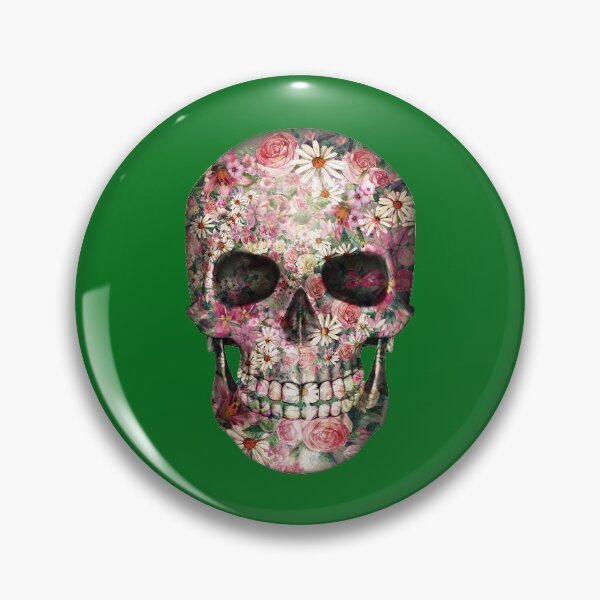 Item preview, Floral Psychedelic Colored Abstract  Skull designed and sold by BritzShop.