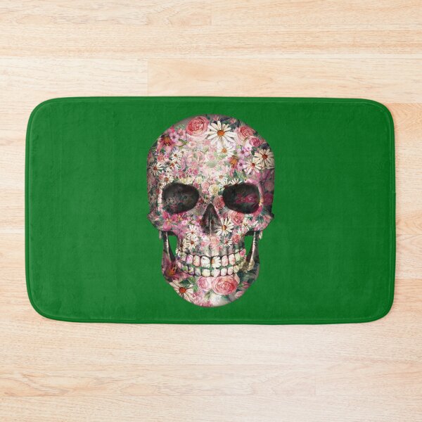 Item preview, Floral Psychedelic Colored Abstract  Skull designed and sold by BritzShop.