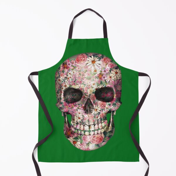 Item preview, Floral Psychedelic Colored Abstract  Skull designed and sold by BritzShop.