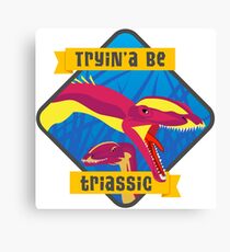 Triassic Lophostropheus Canvas Print