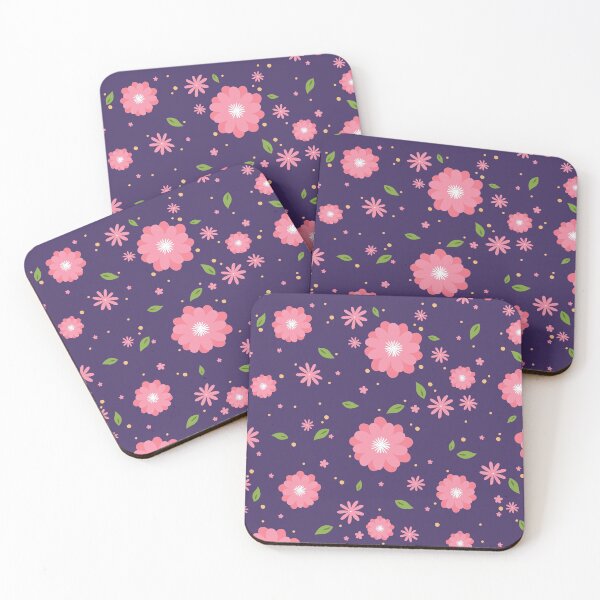 Item preview, Pink flower green leaf designed and sold by VivaGul.