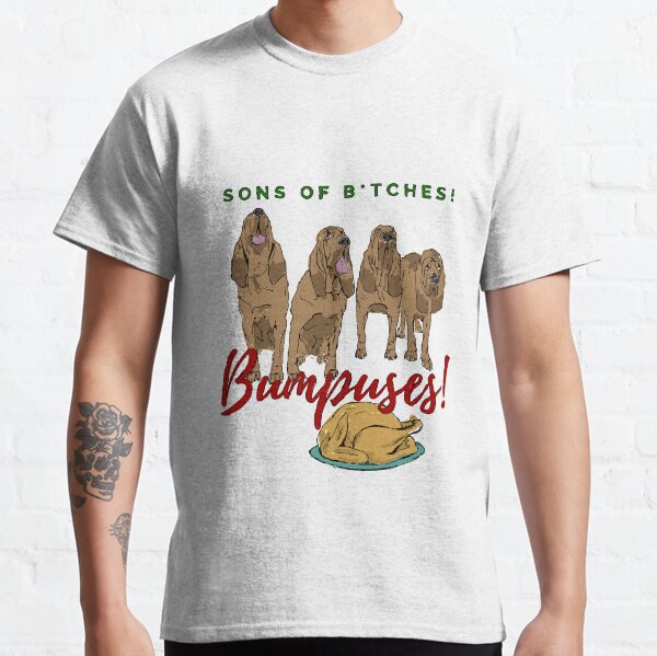 Histoire de Noël Bumpuses Bloodhounds T-shirt classique