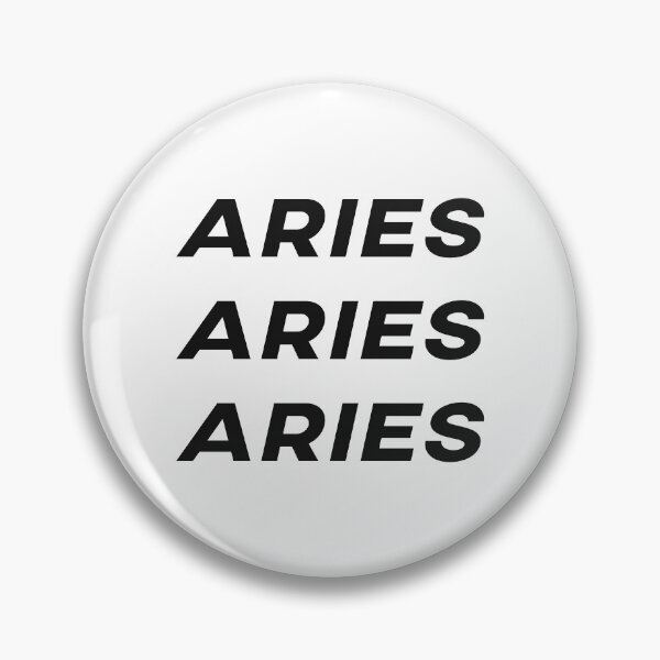 Item preview, Aries Aries Aries Black Zodiac Sign Text designed and sold by Cefani Musk.