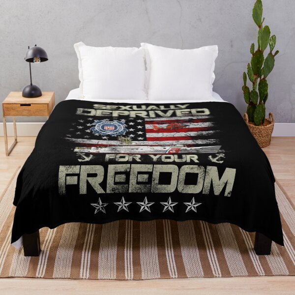 Item preview, Sexually Deprived For Your Freedom Coast Guard 4th July Independence Day Flag Day designed and sold by Genesis68.