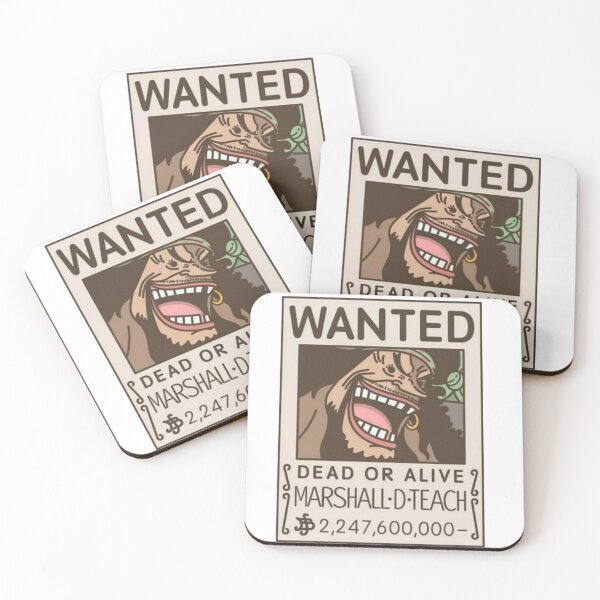 Item preview, WANTED - Black Beard designed and sold by OnePieceSHOP.