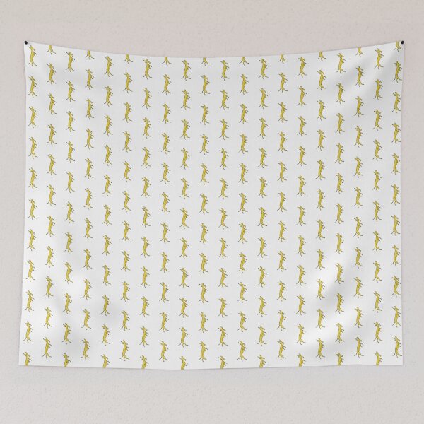 Item preview, Dancing dachshund in yellow  designed and sold by HolguinArt.