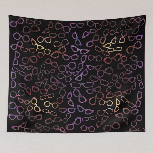 Item preview, Watercolor Eyeglasses In Various Shapes designed and sold by Primroaddesigns.